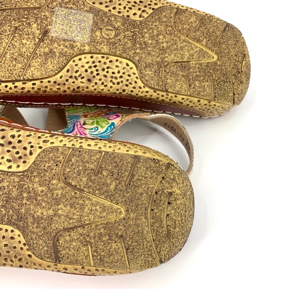 Spring Step L'Artiste Hand-Painted Multicoloured Symphony Sandal, 41 - Picture 15 of 16